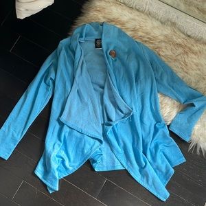 Bobeau blue cardigan